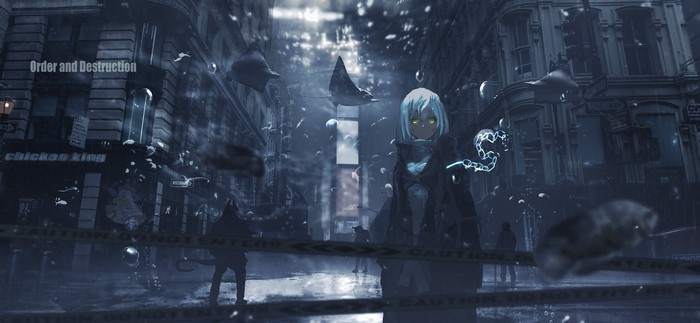 4K, anime girls, anime, Lifeline
