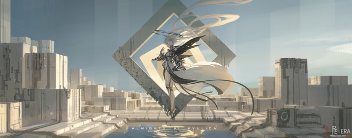 void_0, science fiction, anime girls, anime