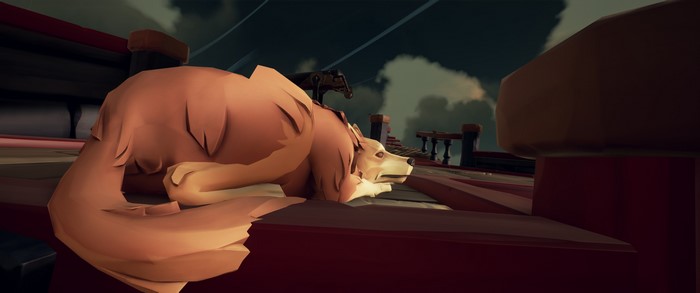 Corgi, Pirate ship, Sea of Thieves