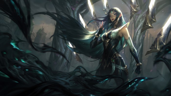 4K, GZG, digital art, League of Legends, video games, PC gaming, 4K, Riot Games, video game art, Sentinel, fantasy art, Irelia (League of Legends)