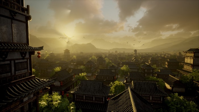 screen shot, fantasy city, Myth of Empires, video games, PC gaming