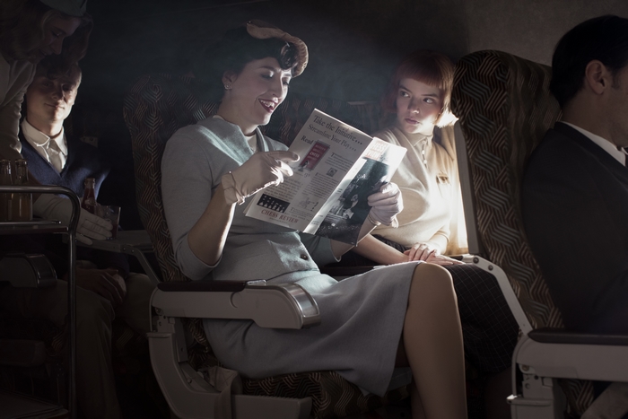 The Queen's Gambit Beth Harmon on Airplane
