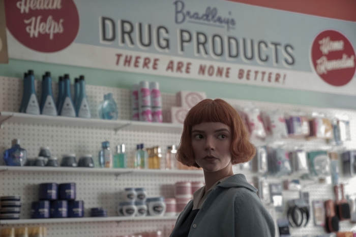 Anya Taylor-Joy as Beth Harmon in The Queen's Gambit