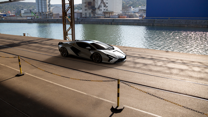 4K, car, automotive, 3D visualization, digital art, Lamborghini Sian, vred, LamborghiniSian, vehicle, render, Lamborghini, CGI