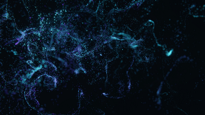 4K, digital art, universe, Blender, render, particle, CGI, floating particles