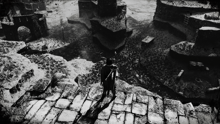 Talion, Middle Earth, monochrome, Monolith Productions, screen shot, video games, Middle-earth: Shadow of Mordor