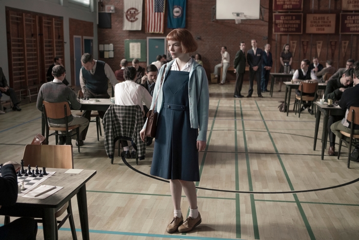 Anya Taylor-Joy as Beth Harmon in The Queen's Gambit