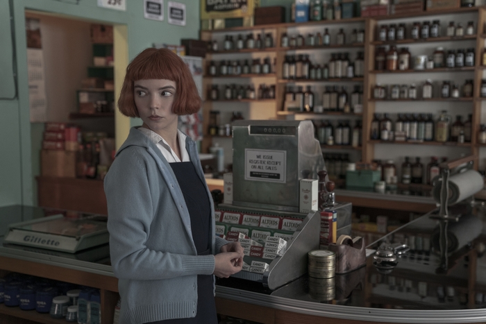 Anya Taylor-Joy as Beth Harmon in The Queen's Gambit