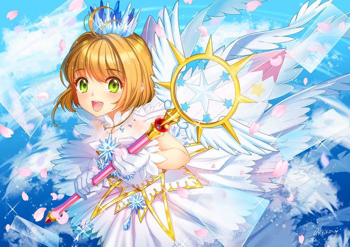 anime, anime girls, Sakura Kinomoto, Cardcaptor Sakura: Clear Card-hen, Briska