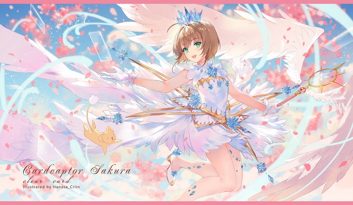anime girls, anime, Kerberos / Kero, Sakura Kinomoto, Cardcaptor Sakura: Clear Card-hen