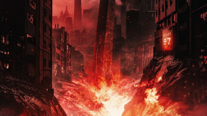 artwork, apocalyptic, cityscape