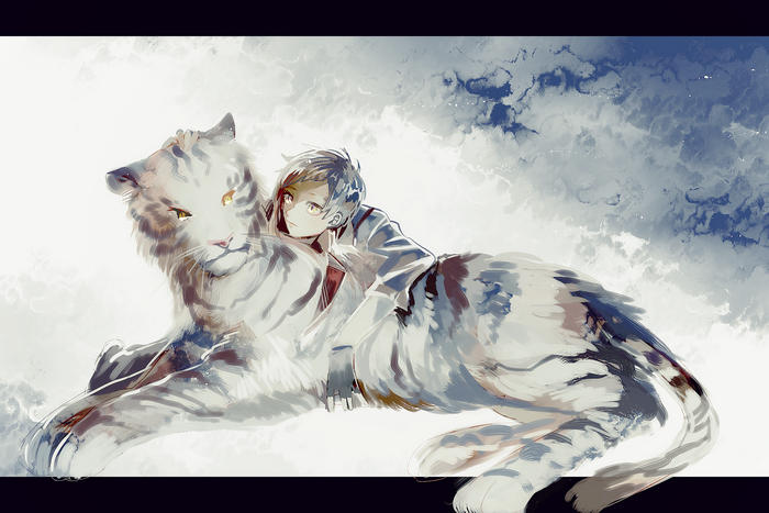 anime boys, Atsushi Nakajima, Bungou Stray Dogs