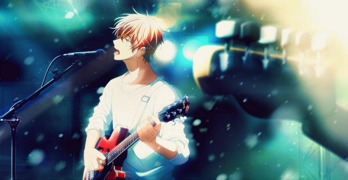 given, anime boys, Mafuyu Satou