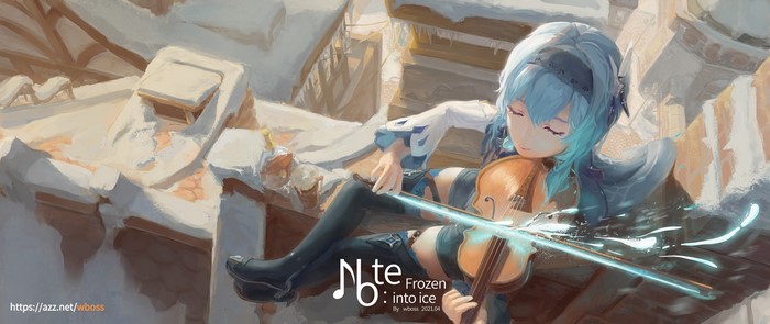 anime girls, Eula (Genshin Impact), anime, wboss, Genshin Impact