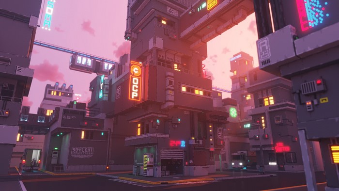 cyberpunk, artwork, ArtStation, Gordon Zuchhold (Artstation), city
