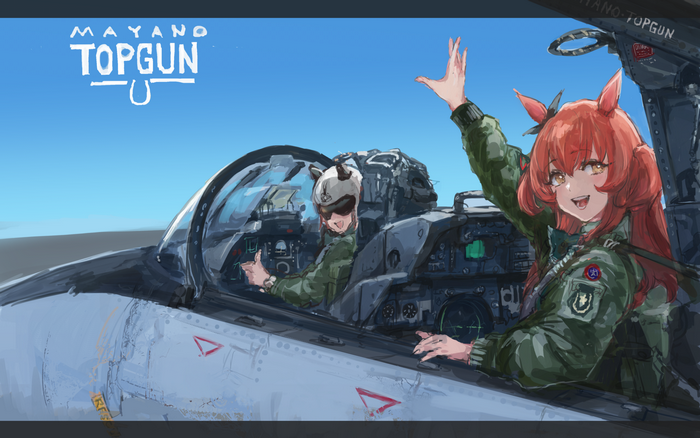 Mayano Top Gun and Pilot in Grumman F-14 Tomcat