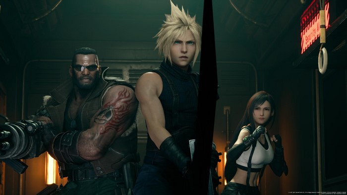 4K, Tifa Lockhart, Final Fantasy VII, Cloud Strife, Barret Wallace