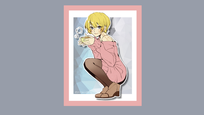 blue eyes, https://www.pixiv.net/en/users/3584828, wattson(apex legends), blonde, Apex Legends