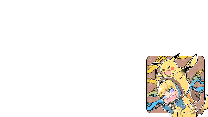 wattson(apex legends), blue eyes, Pokémon, Pikachu, blonde, Bungaw, Apex Legends