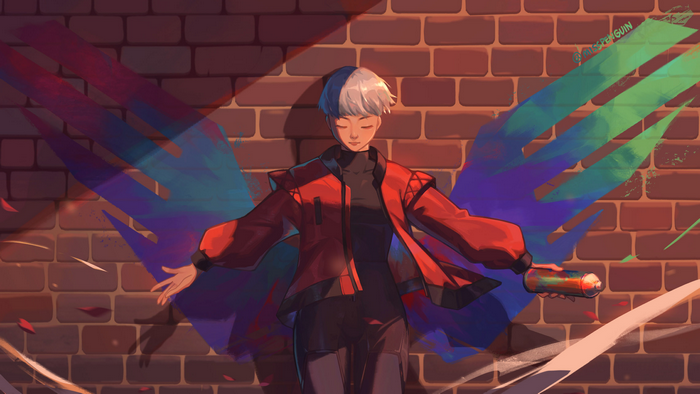 Valkyrie(Apex Legends), white hair, anime, Apex Legends