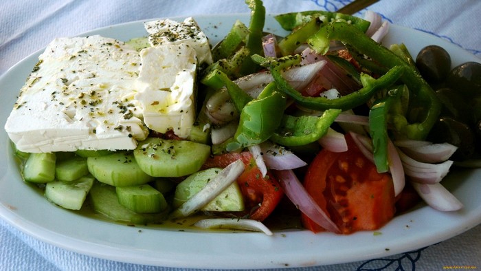 salad, food, vegetables