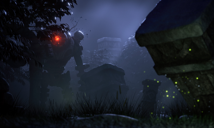 science fiction, robot, Zhanghehe, Genshin Impact