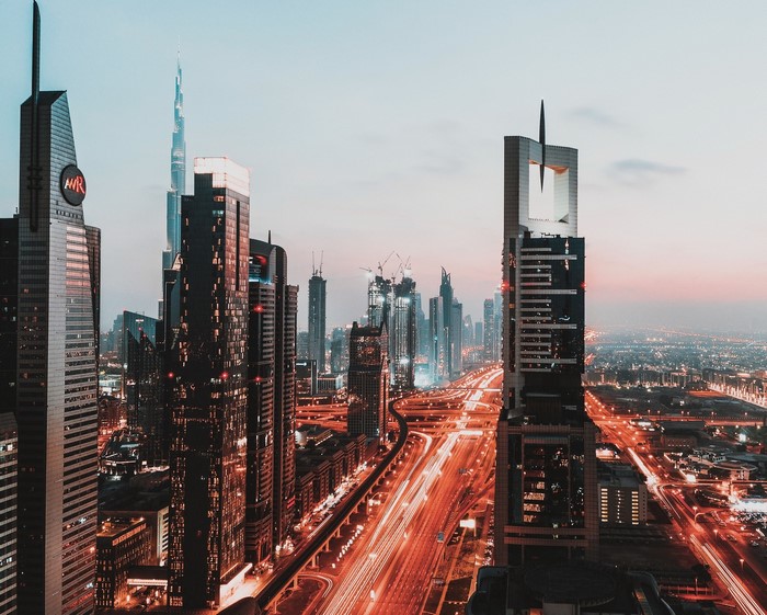 cityscape, Dubai, skyscraper, city, building, Burj Khalifa