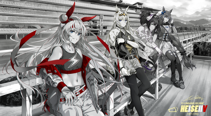 Tamamo Cross and Friends from Uma Musume Pretty Derby