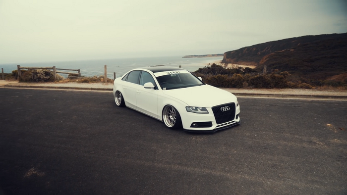 vehicle, parking lot, Audi