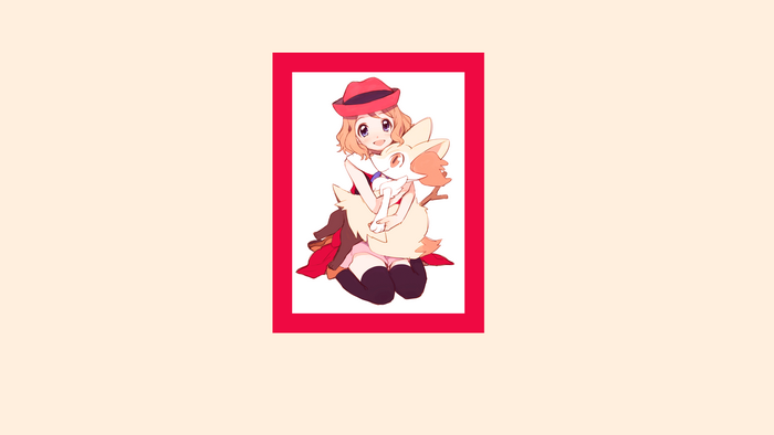 Amezawa Koma, stockings, Pokémon, redhead, hat, Serena (Pokemon)