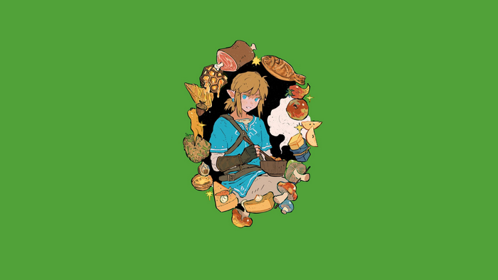 The Legend of Zelda, Link, blue eyes, lingcod dayu, blonde