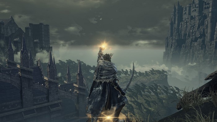 screen shot, spell, Dark Souls III, trees, video games, BANDAI NAMCO Entertainment