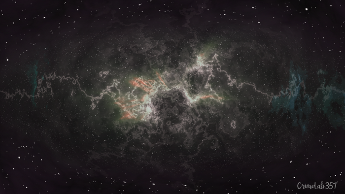 galaxy, space, digital, watermarked