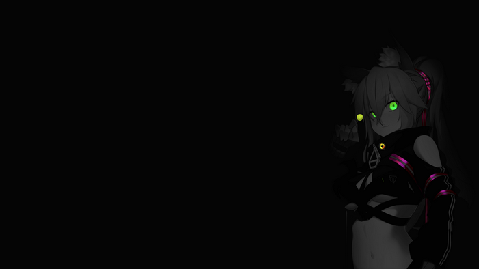 selective coloring, anime girls, anime