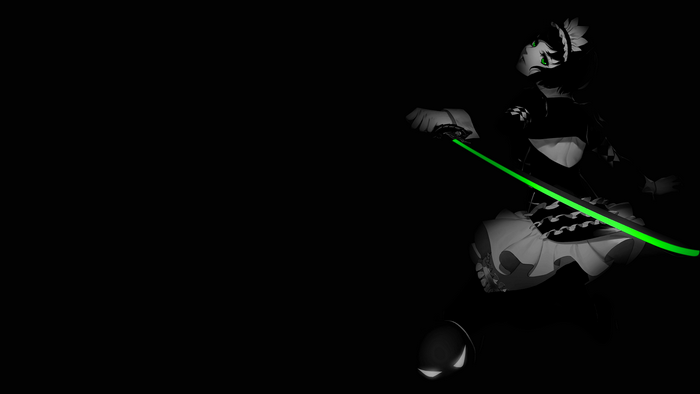 monochrome, anime girls, anime, selective coloring