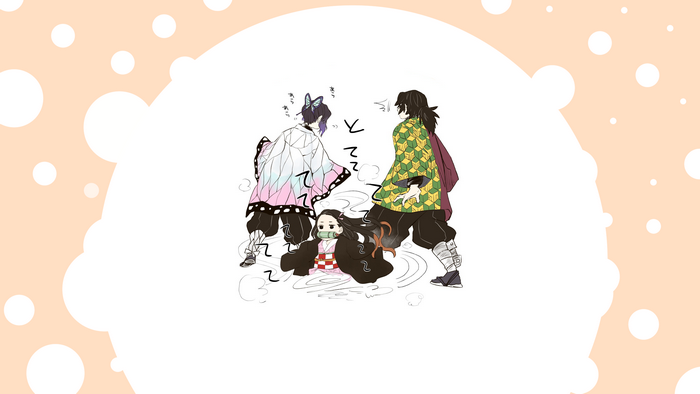 kimono, Kamado Nezuko, anime, Kimetsu no Yaiba