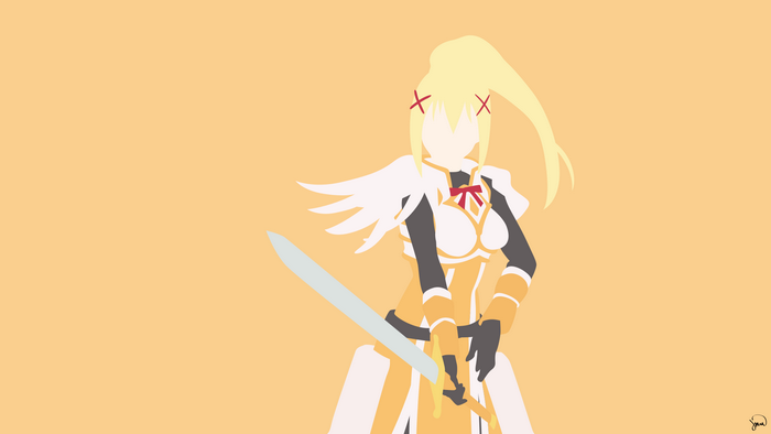 minimalism, Darkness (KonoSuba), Kono Subarashii Sekai ni Shukufuku wo!