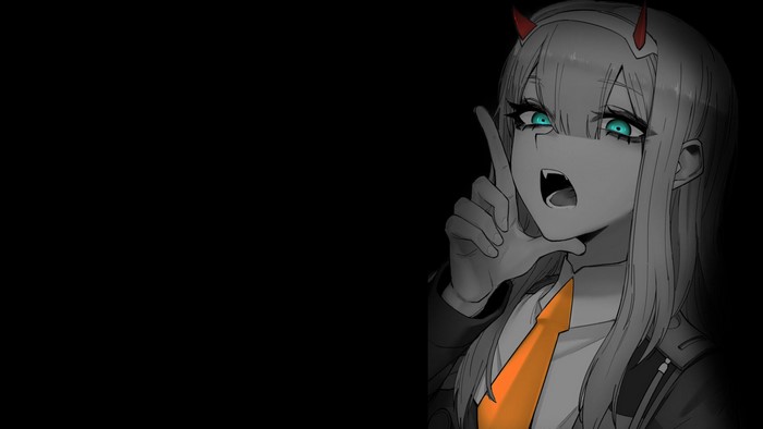 Zero Two from Darling in the FranXX Anime Art