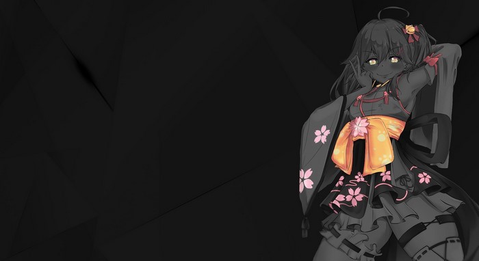 Hololive, anime girls, anime, monochrome, Sakura Miko, selective coloring