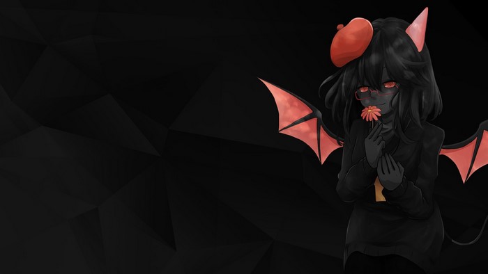 monochrome, selective coloring, anime, anime girls