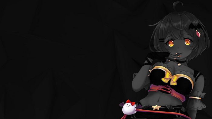 monochrome, Hololive, anime, Yozora Mel, anime girls, selective coloring