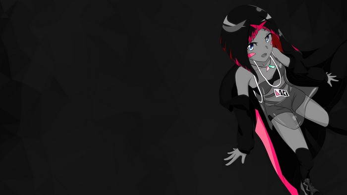 AZKi, selective coloring, monochrome, anime, anime girls, Hololive