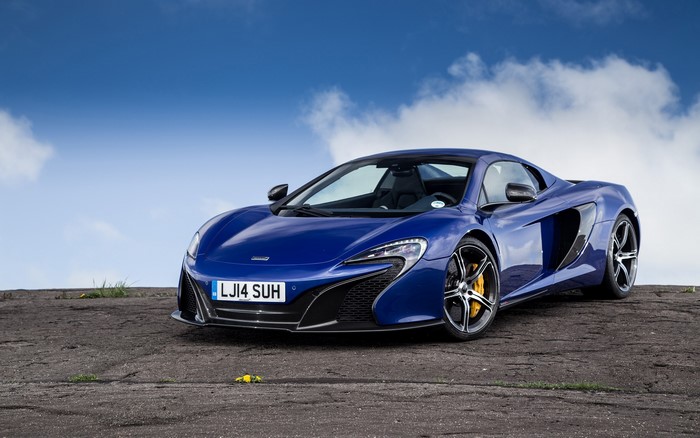 blue cars, vehicle, car, McLaren 650S