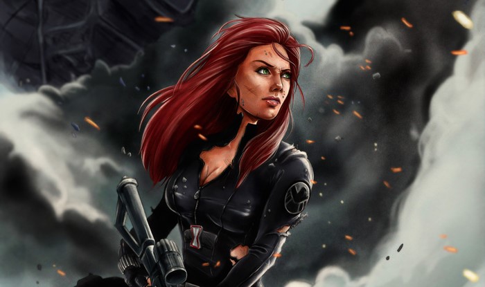 4K, Marvel Comics, Black Widow, Santtos Denilson, Marvel Cinematic Universe