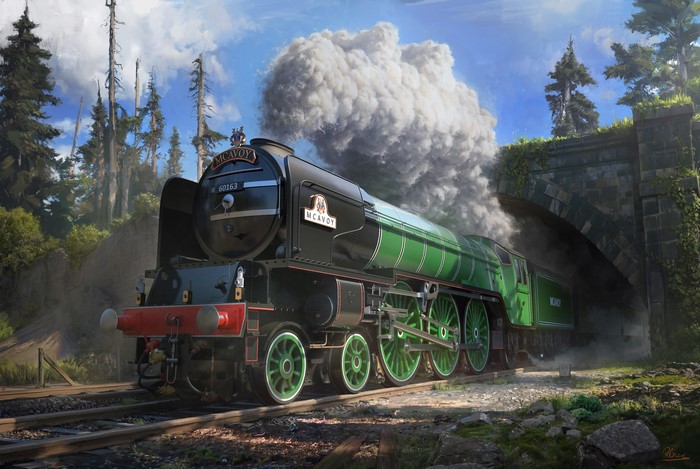 train, Rob Green, vehicle, Steam Train, steam locomotive, locomotive