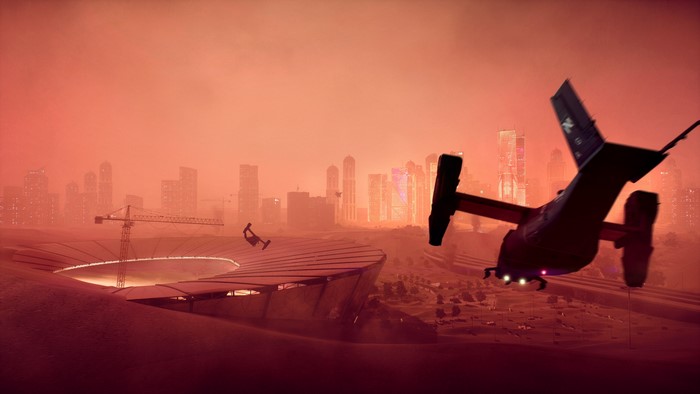 4K, cranes (machine), aircraft, PC gaming, video games, Battlefield 2042, vehicle, cityscape