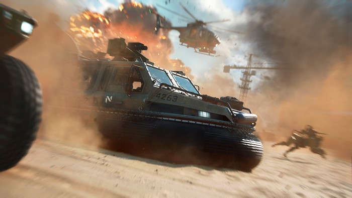 4K, Battlefield, hovercraft, Battlefield 2042, helicopters