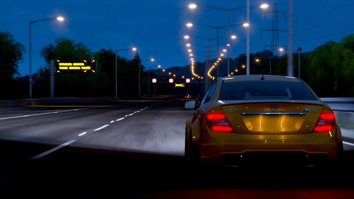 C63 AMG Black Series, C63 AMG, Forza Horizon 4, car, Mercedes AMG