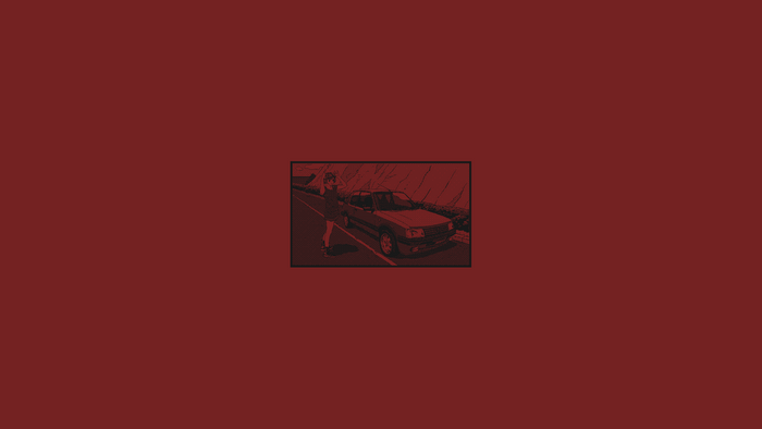 red, simple background, minimalism, artwork