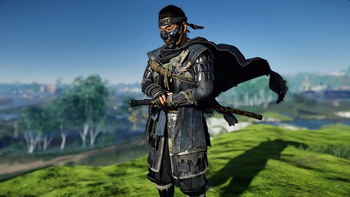 4K Image of Jin Sakai from Ghost of Tsushima